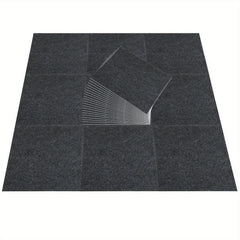 10pcs Adhesive Neoprene Foam Carpet Floor Tiles Non Slip Square Rubber Pad
