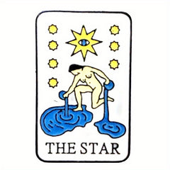 Star & Nude Alloy Brooch for Clothes Bags Jackets