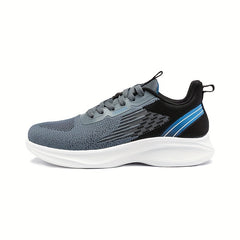 Men's Weave Knit Lace Up Casual Shoes Lightweight Comfy Sneaker