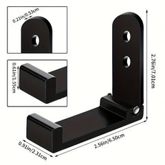 4 Sets Heavy Duty Storage Hooks Metal Wall Mount Hangers For Bows
