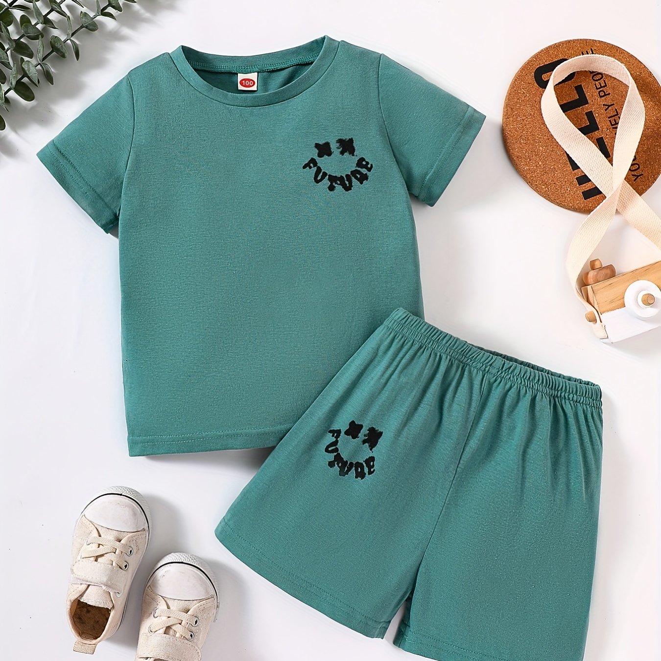 Boys Summer Casual Outfit: T-shirt & Shorts