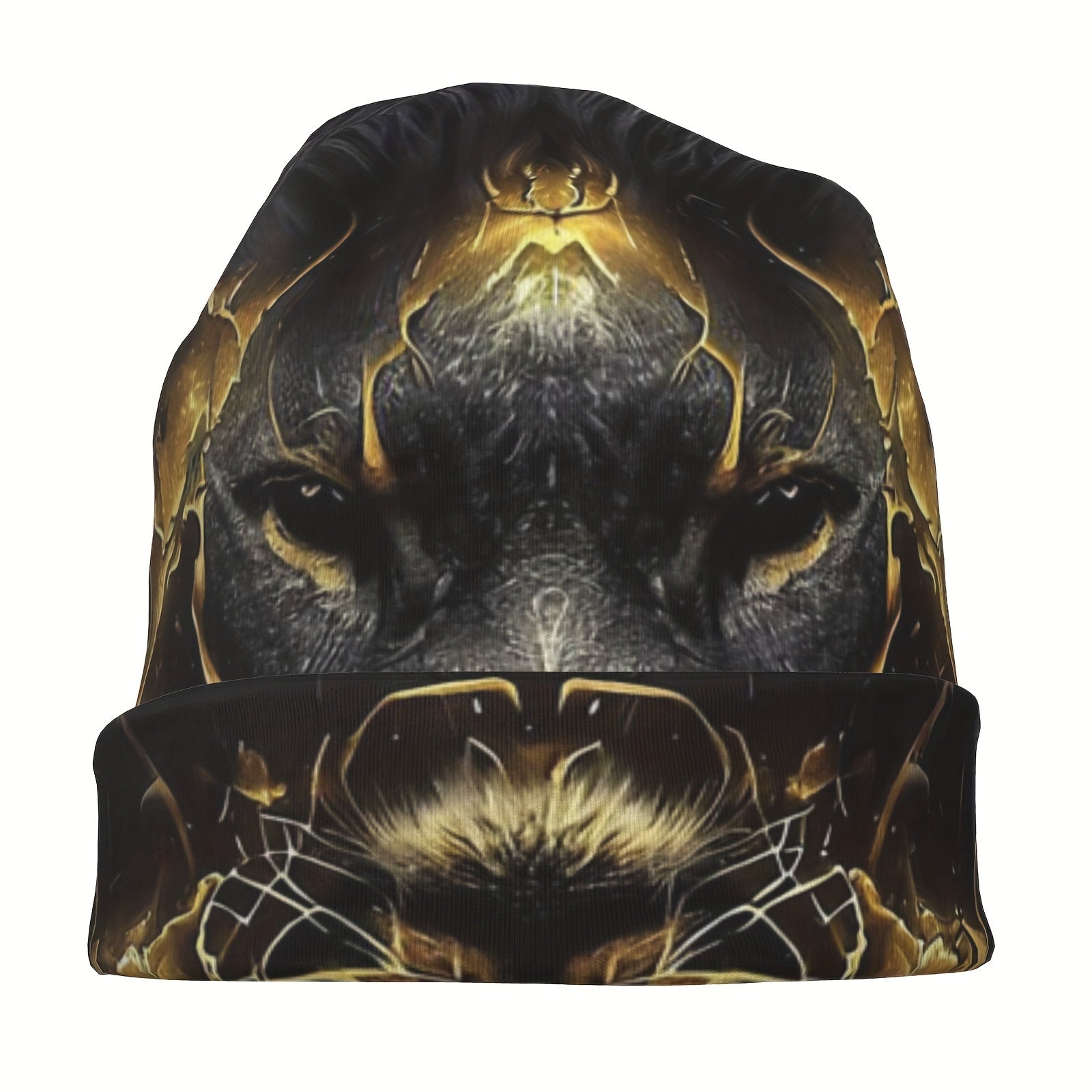 3D Pattern Lightweight Slouchy Beanie For Outdoor Activities