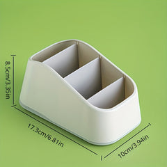 Minimalist Desktop Storage Box for Office Supplies and Remote Controls