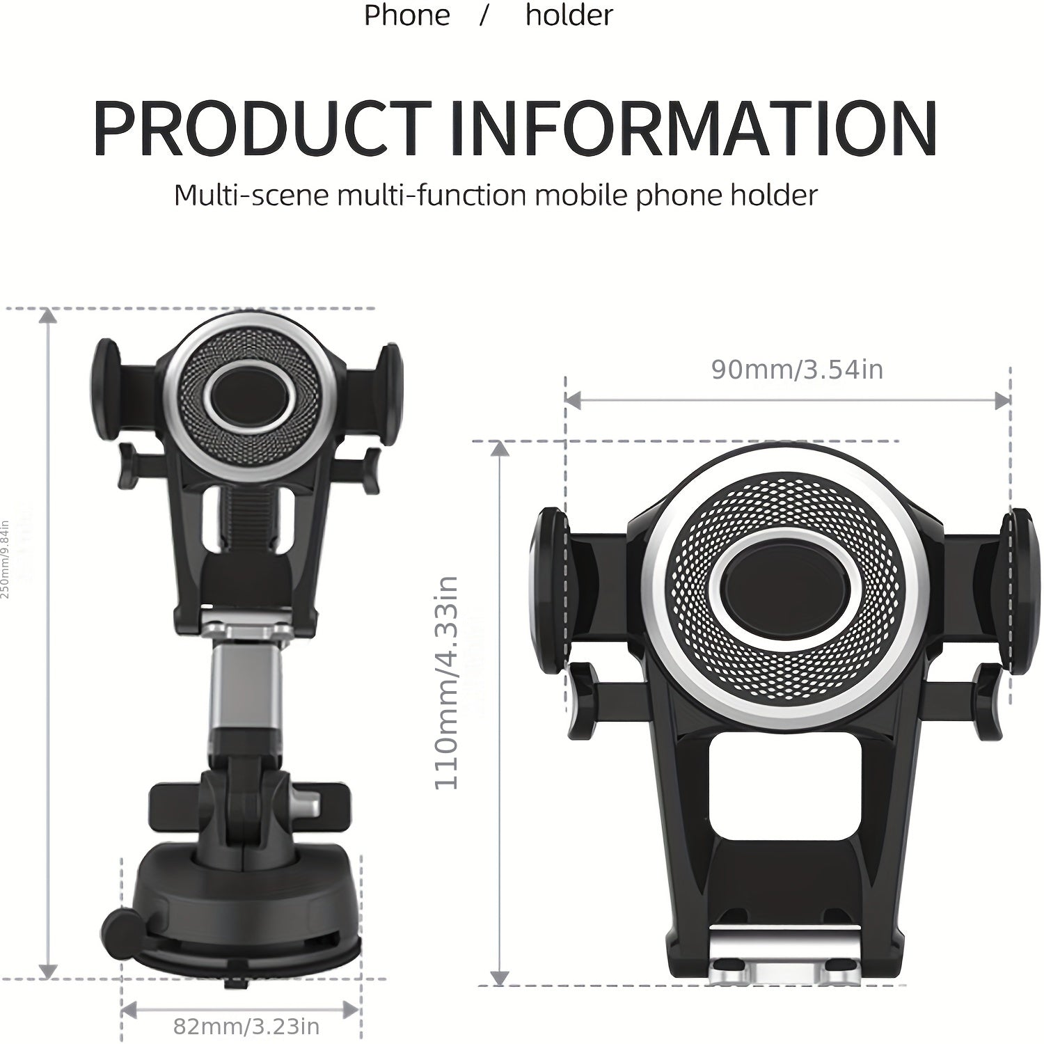 Cell Phone Holder Stand Car Accessories Phone Mount For Car