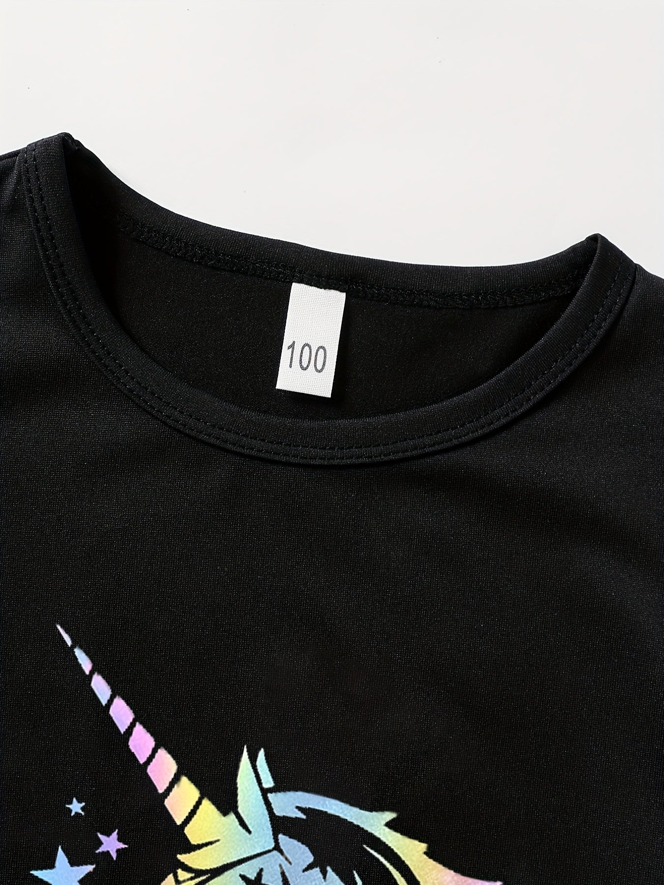 Boys Unicorn Casual Outfit T shirt & Shorts Kids Summer Clothes Sets