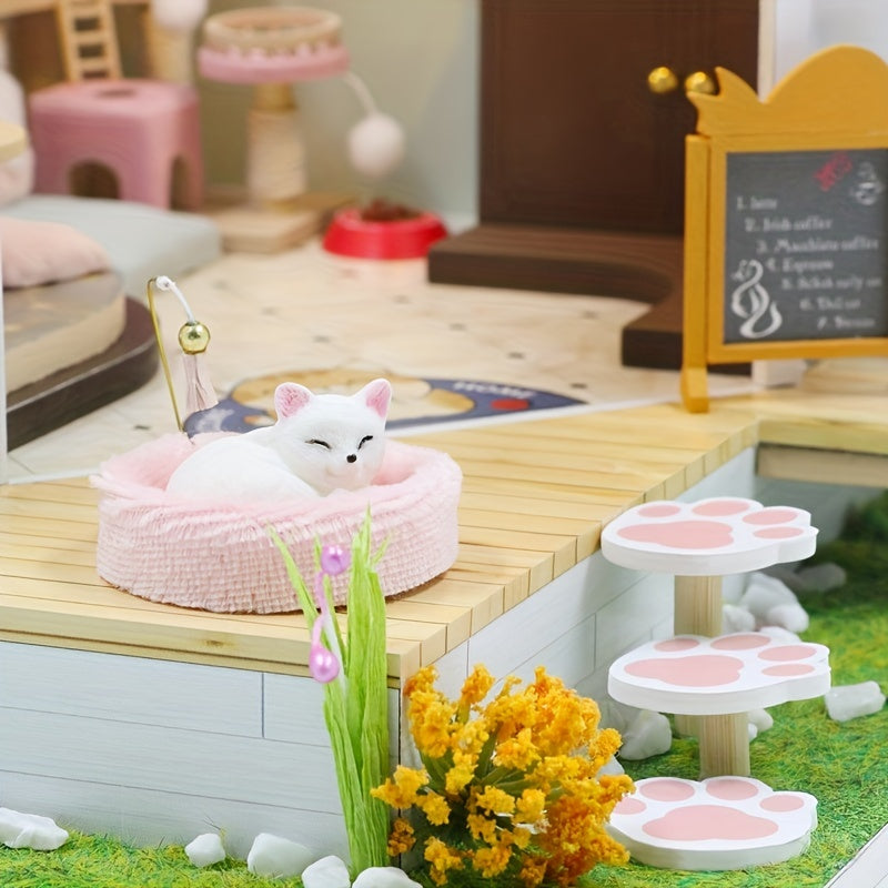 Toy DIY Assembly Model Doll House Micro Scene Hand held House