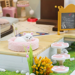 Toy DIY Assembly Model Doll House Micro Scene Hand held House