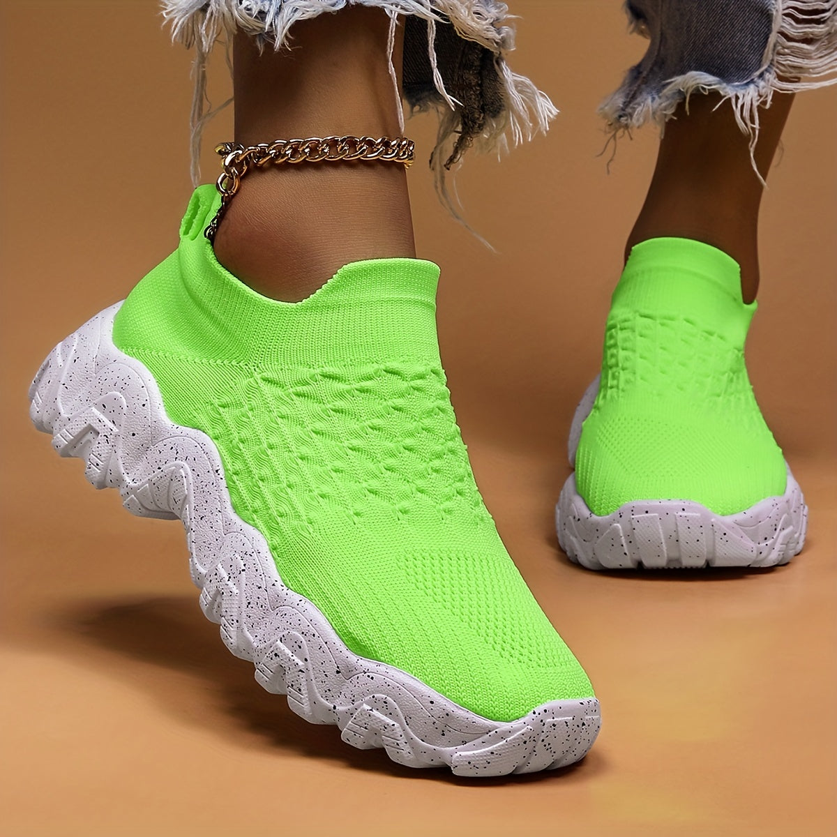 Women's Breathable Chunky Sneakers Lightweight Non slip Shoes
