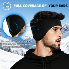 Winter Fleece Ear Muffs High Elasticity Headband Men Women Warm Outings Sports