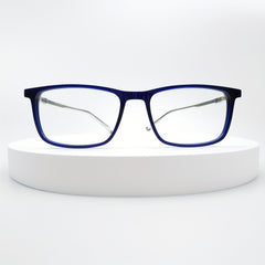 Men's Rectangle Frame Light Glasses Classic Computer Glasses