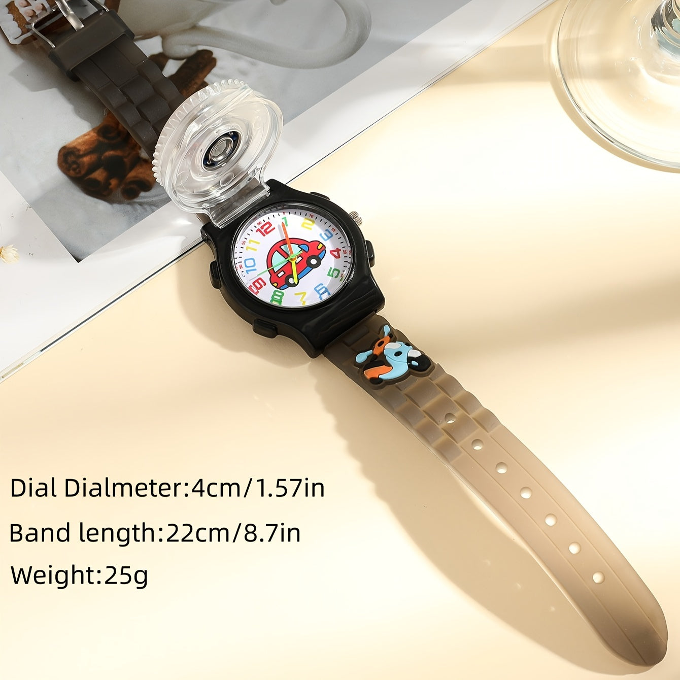Gradient Car LED Fidget Spinner Watch Gift For Kids