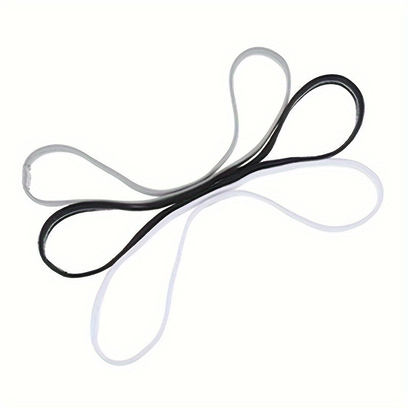 3pcs Solid Sports Headband Yoga Non slip Elastic Yoga Headband