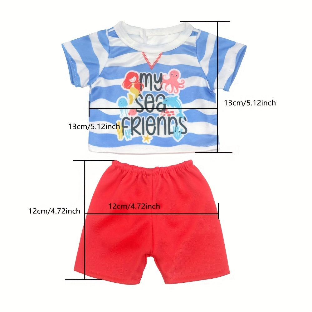 Doll Dress Set for 12-15 Inch Realistic Toy Dolls