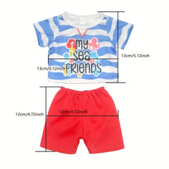 Doll Dress Set for 12-15 Inch Realistic Toy Dolls