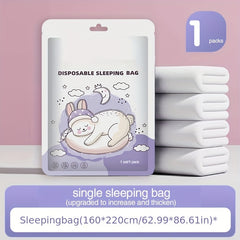 3pcs Disposable Sleeping Bags Bed Sheet Thickened Vacuum Portable Sleeping Bag