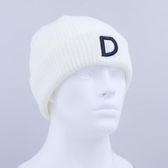 D Embroidered Knitted Hat Men Beanie Hat