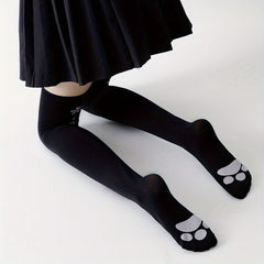 Floral Thigh High Socks Over The Knee Stockings