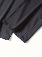 Men's Quick Drying Solid Casual Zipper Pocket Trousers