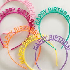 5pcs Happy Birthday Headbands Party Supplies