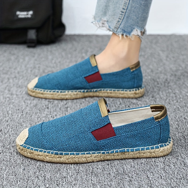 Men's Espadrilles Loafer Shoes Slip on Comfortable Walking Shoes