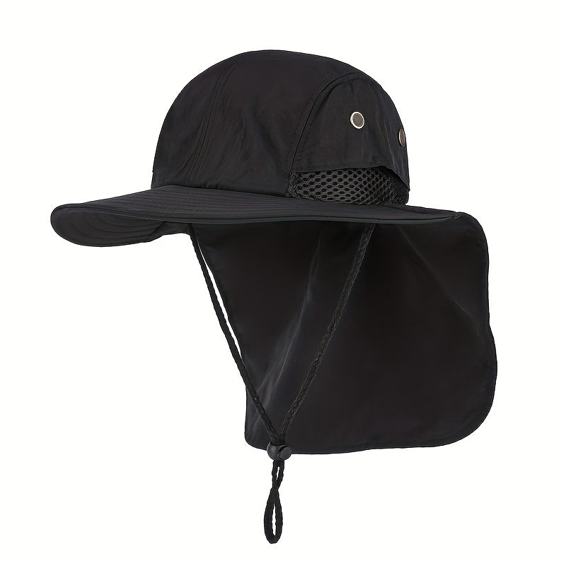 Sun Protection Bucket Hat with Neck Flap Unisex