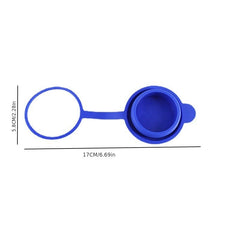 Silicone Water Bottle Cover No Spill Top Dustproof Soft Rubber
