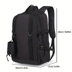 Solid Minimalist Travel Bag Outdoor Camping Backpack