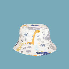 Boys Casual Dinosaur Print Bucket Hat Sun Protection
