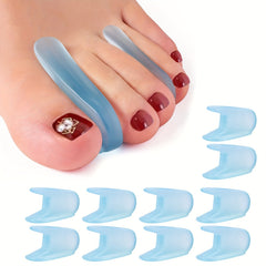 10pcs Gel Toe Separator Bunion Corrector Toe Spacer For Overlapping Toe