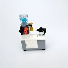 Mini Coffee Machine & Water Dispenser Building Blocks Set