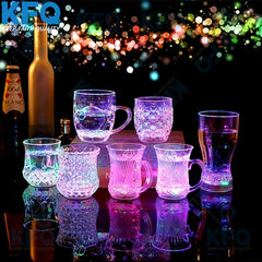 KFQ LED Wine Glasses Whiskey Cup for Parties Night Clubs Bars