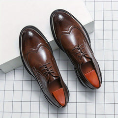 Men's Lace Up Brogue Style Formal Shoes