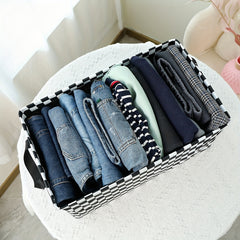 Foldable Storage Box Large Capacity Square Shape Storage Case