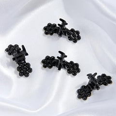 12pcs Glitter Rhinestone Mini Claw Clips Hairpin Hair Accessories