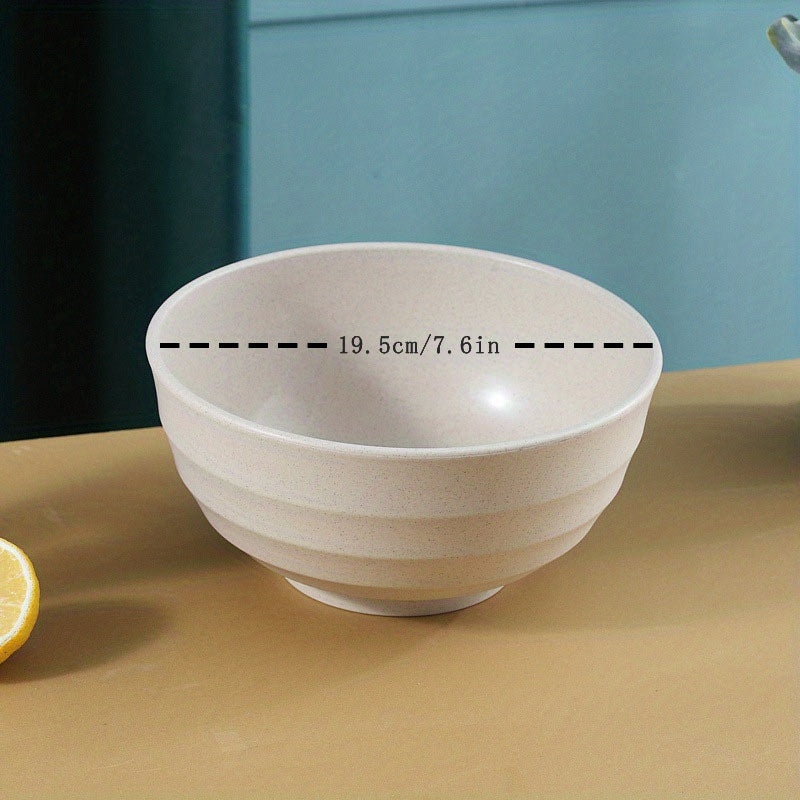 Set of 4 Bowls Rice Salad Cereal Yogurt Noodles PP Dinner Kitchen