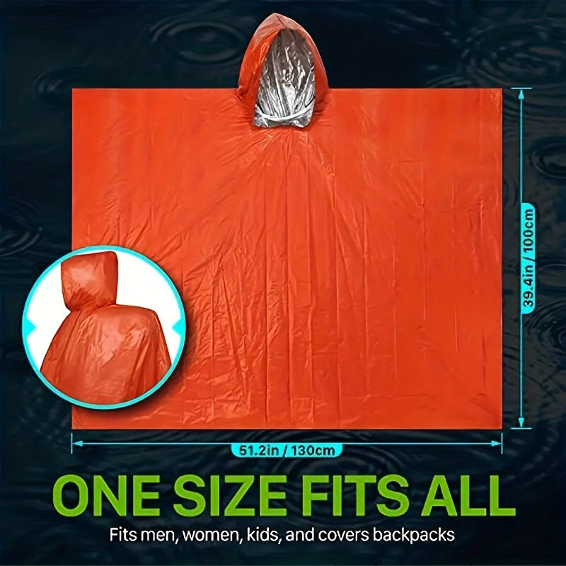 Waterproof Emergency Survival Raincoat