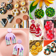 89pcs Clay Earrings Cutting Tool Jewelry DIY Making Soft Pottery