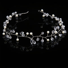 Crystal Bridal Headband Wedding Head Dress Head Piece Bridal Hair Accessory