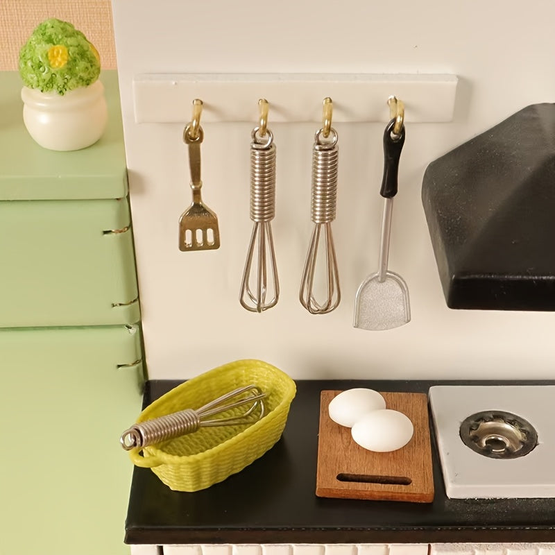 Dollhouse Food Play Egg Beater Kitchen Model Decoration Prop