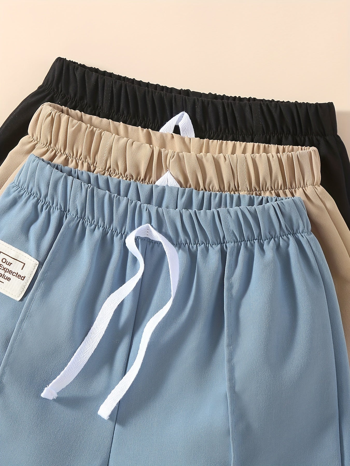 3pcs Boys Creative Quick Drying Shorts for Summer