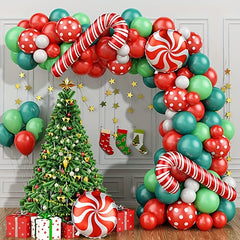 Christmas Balloon Garland Arch Kit Holiday Decor