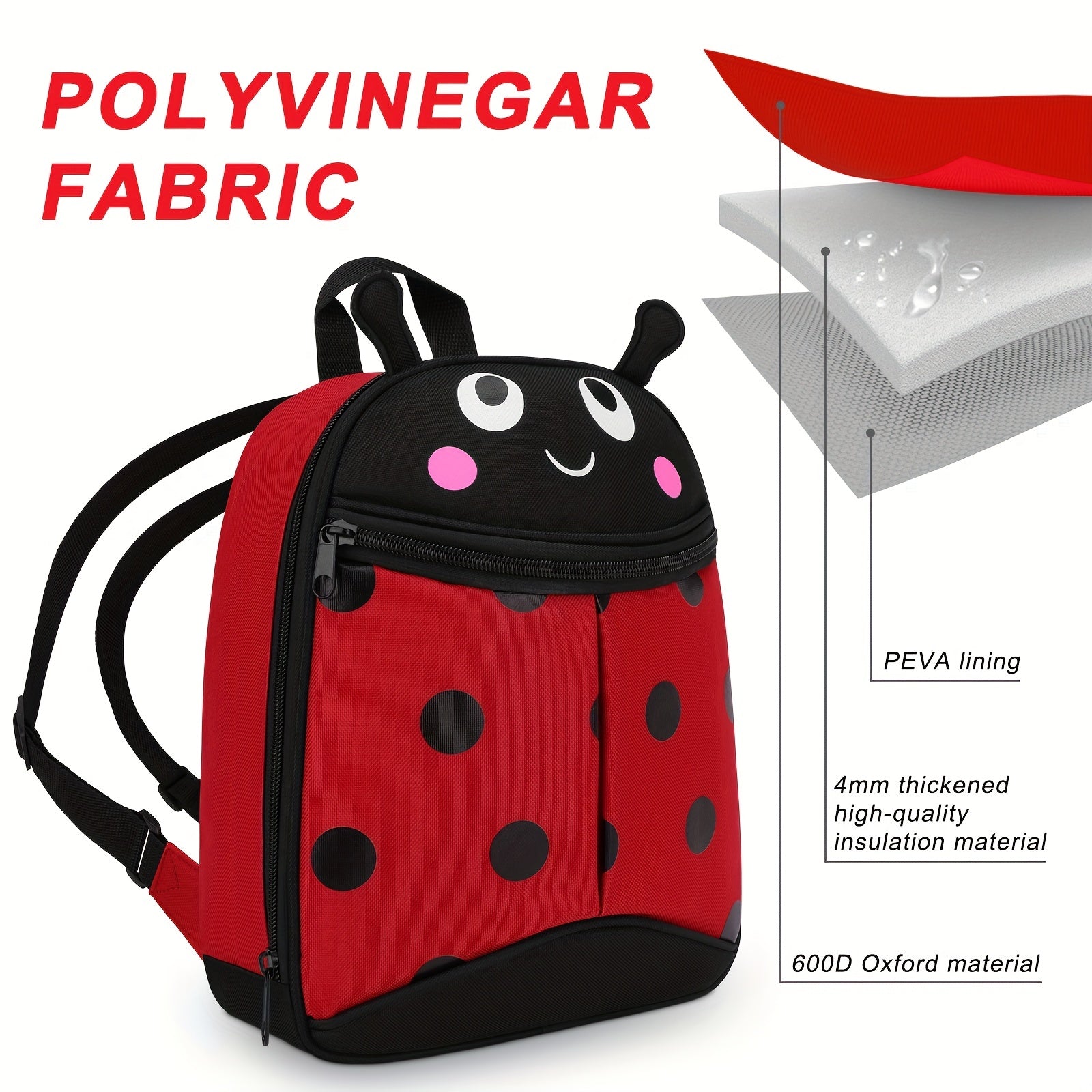 Ladybug Kids Shoulder Backpack