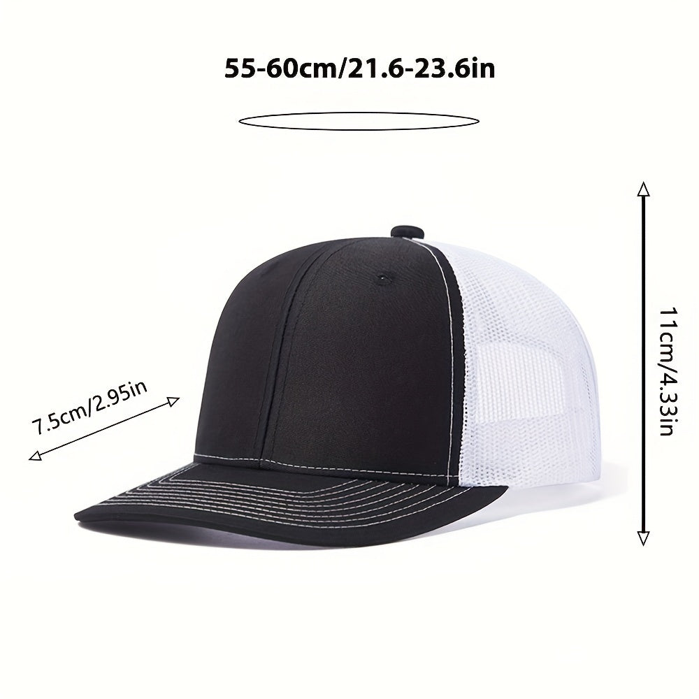 Unisex Mesh Hip hop Hat Adjustable Baseball Cap Sun Hat