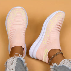 Women's Mesh Breathable Tennis Sports Shoes Lightweight Non slip Travel Shoes
