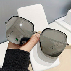 Large Polygon Sunglasses UV400 Sun Shades for Driving Beach Travel