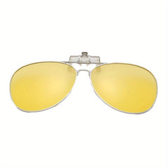SOOLALA Alloy Frame Polarized Clip on Sunglasses