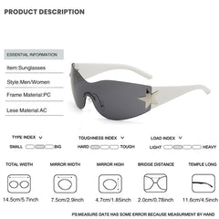 Men's Oversized Wrap Around Street Style Sunglasses