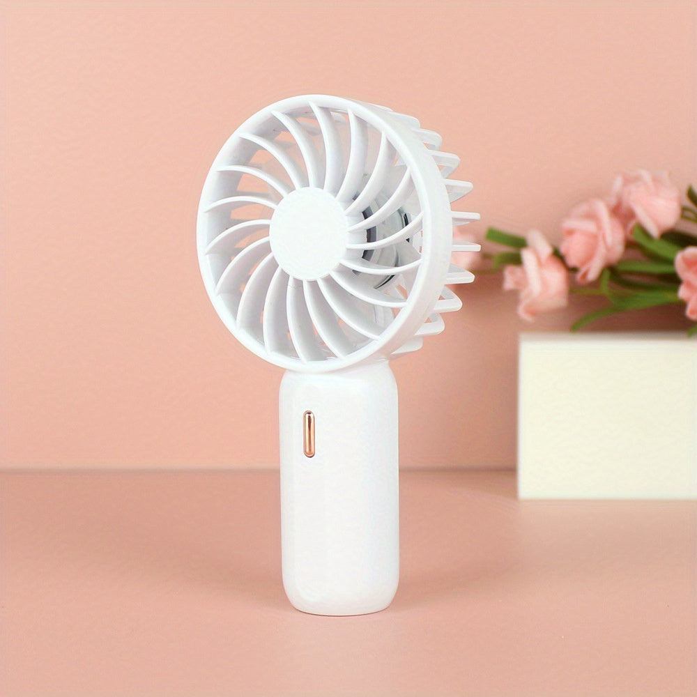 Mini Pocket USB Rechargeable Handheld Fan Compact Outdoor Activity