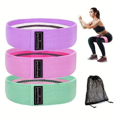 3pcs Non Slip Yoga Resistance Bands for Fitness Stretching Rope Workout