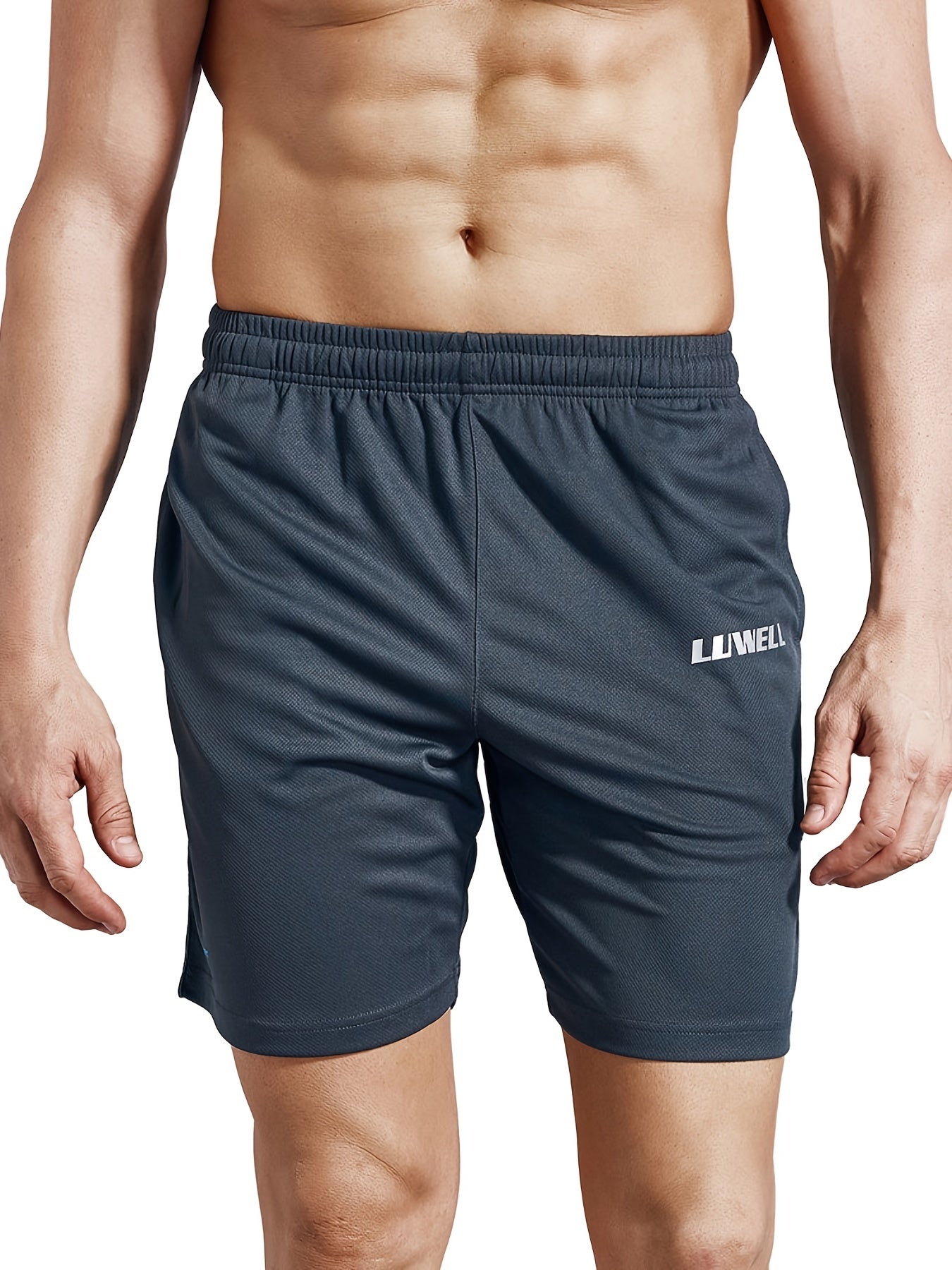 ZENGVEE Men's 7 Quick Dry Gym Running Shorts